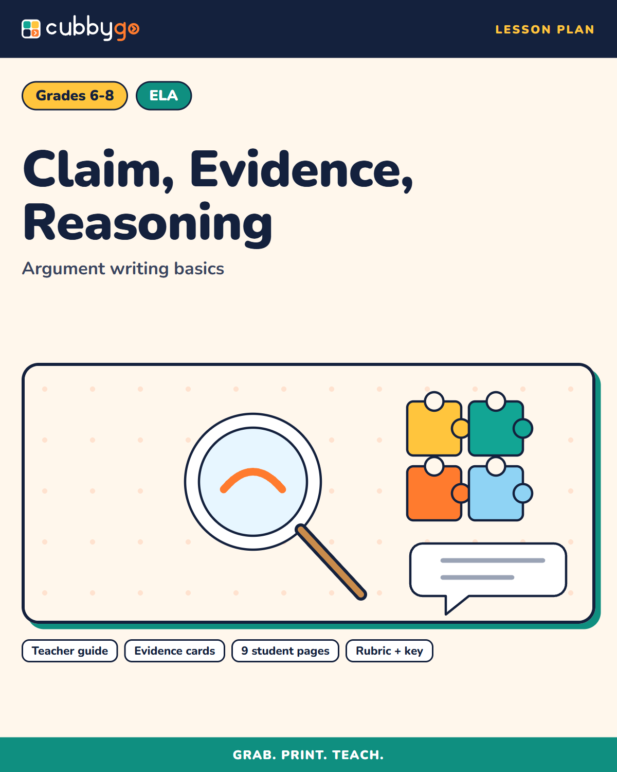 Cover of Writing a Claim with Evidence: Argument Basics